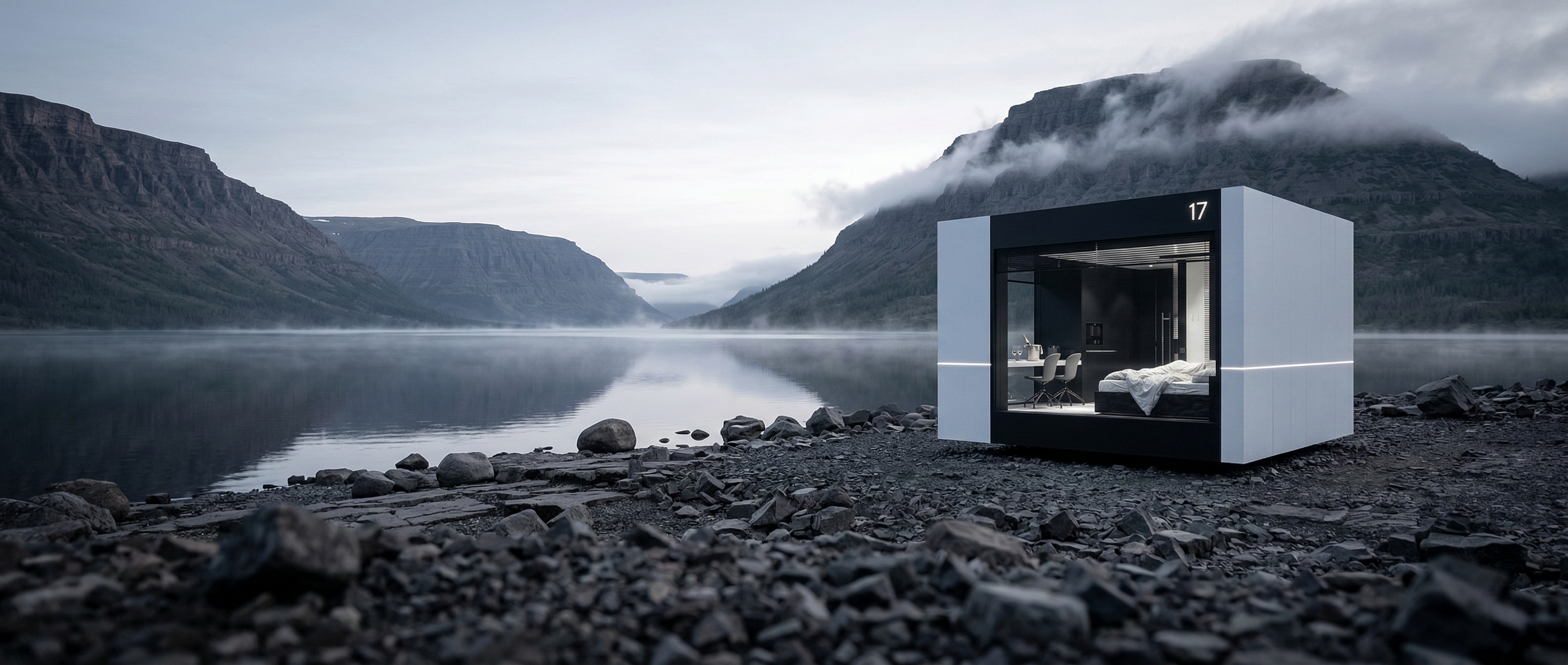 Автономный панорамный лэндер Гиперборея на высокогорном плато